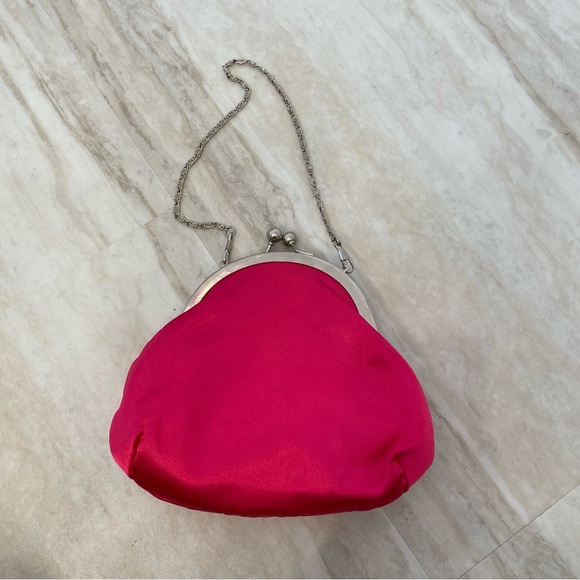 Date Night Rose Clutch Valentine's Day Hot Pink Bag - Picture 10 of 10